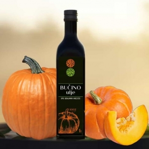Bučino ulje toplo prešano 80% 0,5L